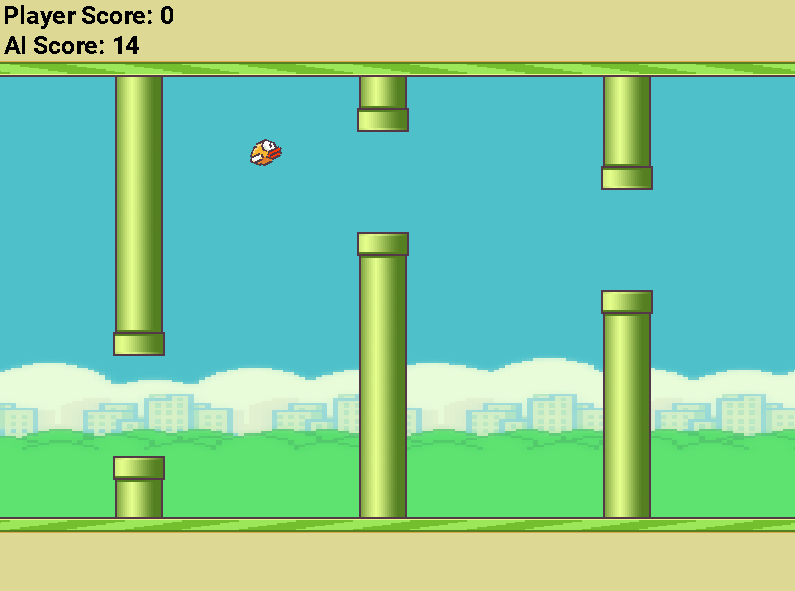 AI Plays Flappy Bird